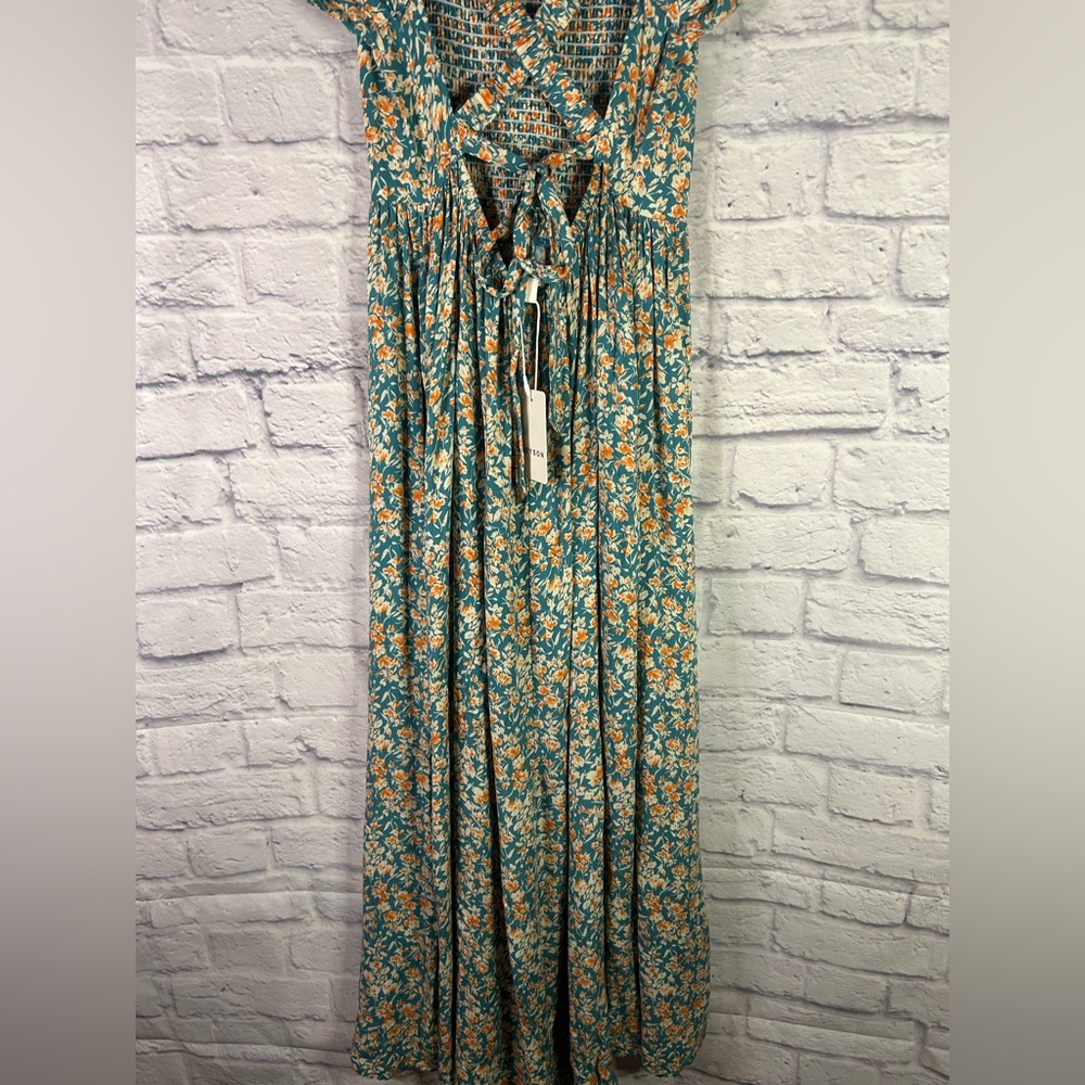 Heyson Floral Maxi Dress With Beautiful Back Detail- NWT - Picture 6 of 10